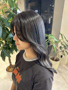 ミズチャーム(Ms.CHARM) ★前髪アンブレラカラーこなれミディイメチェンウェーブパーマ