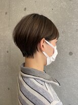 アッシュ 茗荷谷店(Ash)&nbsp;大人のショートヘア　白髪ぼかしハイライト