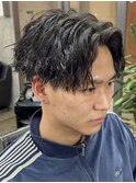 ツイストスパイラル　センターパート