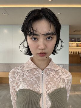 ロニカ 銀座(LOuNICA) ニュアンスパーマ/ボブパーマ/黒髪ボブ/無造作パーマ