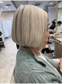 50代60代70代80代ナチュラルボブグレイヘアボリューム絶壁補正