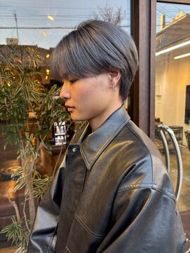 コレット ヘアー 大通(Colette hair) メンズ/シルバーグレー/グレー/ハイトーン/ダブルカラー