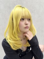 ロンド レア 天神大名店(Lond Le’a)&nbsp;イヤリングカラー/外ハネボブ /縮毛矯正/レイヤーボブ/艶髪