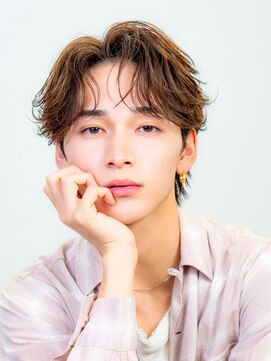 オーシャントーキョーオーバー 渋谷(OCEAN TOKYO OVER) フェザーパーマショートウルフ