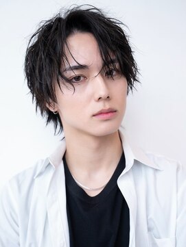 ハバナ 立川(HAVANA) 韓国マッシュダークアッシュニュアンスパーマメンズカット黒髪