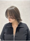 大人ボブ☆オリーブベージュ☆髪質改善
