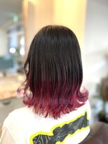 スニップヘア(snip hair)&nbsp;個性派ピンク×バイオレットカラー