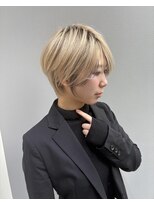 ジアン バイ ミルボン NU茶屋町+(GIEN by milbon)&nbsp;丸みくびれショート/分け目なし大人ショート/ショートボブ