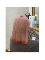 クラビス プラチノ(CLAVIS PRATINO)&nbsp;ボブ　ホワイトピンク　デザインカラー　ダブルカラー　ブリーチ