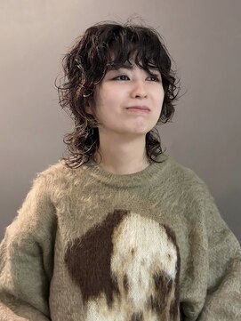 【倉田真希】ウルフパーマ　インナーカラー　マッシュウルフ