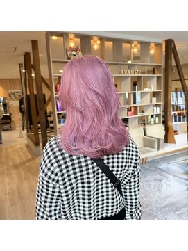 アヴァンス ジェイアール和歌山店(AVANCE.) ハイトーン×ピンクカラー