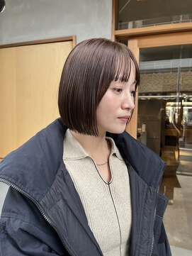 ミー(mii) 【mii】顎下ボブ/グレージュ