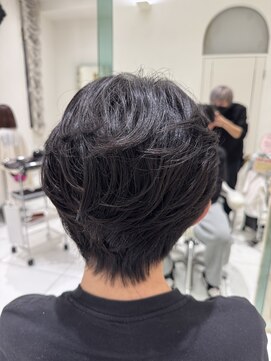 アブニール 我孫子(AVENIR) シースルーマッシュ×ニュアンスパーマ［我孫子］