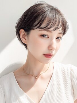 COVER HAIR ACADEMY 北浦和【カバーヘア アカデミー】北浦和西口店【4/6 OPEN(予定)】 小顔魅せ◎ハンサムショート×ふんわり前髪ナチュラルカラーp