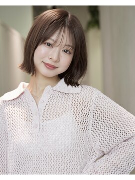 アンアミ キチジョウジ(Un ami Kichijoji) オトナくびれボブ×ピンクグレージュ　○堀越太真樹