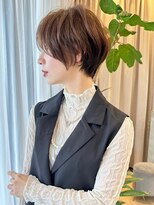 ハルキミナト メゾン(HM MAISON)&nbsp;30代40代50代耳かけショート前髪なしハンサムショートカット
