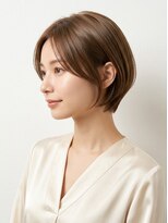 バーシャミ 博多(Baciami) 【小顔効果×透明感】横顔美人を叶える、大人の丸みショートボブ