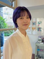 ロライマ 代官山(roraima)&nbsp;ショートボブ ラベンダー パープル バイオレット
