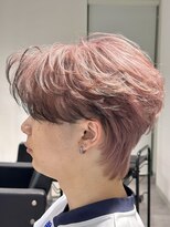 オーシャントーキョー 神戸(OCEAN TOKYO KOBE)&nbsp;ペールピンクエンドカラーニュアンスセンターパート