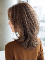 ハーツ(Heart's)&nbsp;ミディアムレイヤー脱白髪染め白髪ぼかしカラー 40代50代60代