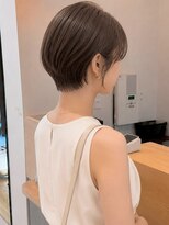 ノア 三宮店(NOA)&nbsp;【NOA】耳掛けくびれショートコンパクトショートベージュカラー