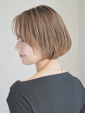 インセプション 銀座(INCEPTION) ぱつっとボブ・ショート/前髪あり/絶壁解消/30代/40代/大人