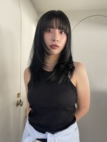 サヴィー(suvvy)&nbsp;黒髪ワイドバングレイヤーカット【天神/大名】