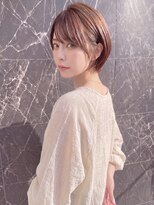 アッシュ 川崎店(Ash) 前髪あり×耳かけ丸みショート【Ash川崎店】