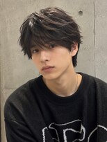 アクロ 梅田店(ACRO)&nbsp;黒髪ラフマッシュ無造作ショート