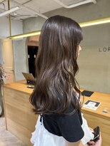 ローレン(LOREN)&nbsp;透明感髪質改善ベージュダブルカラーミルクティーグレージュ