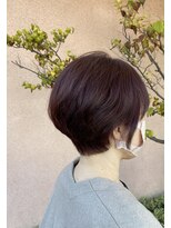 アルファサリダ(ALPHA SALIDA)&nbsp;長野市 丸みショートボブ 大人ショート 小顔 顔まわりカット