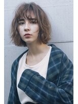 ミンクス 青山店(MINX)&nbsp;ルーズな毛先のグランジボブ