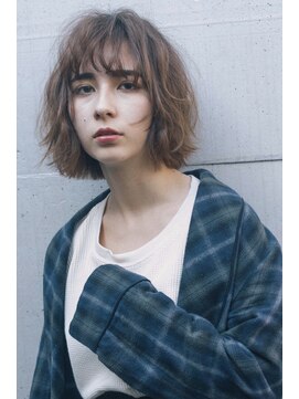 ミンクス 青山店(MINX) ルーズな毛先のグランジボブ