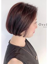 オーケストラ(Orchestra)&nbsp;くびれショートボブ白髪染めグレイカラー白髪ぼかし40代50代