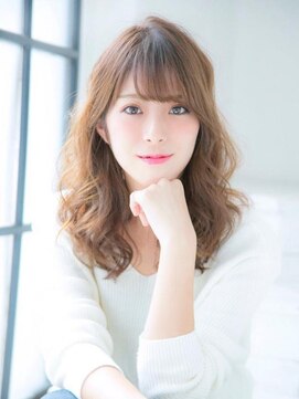 シー バイ ロンド 新宿(Sea by Lond) 【佐藤健太郎】アッシュブラウン小顔シースルーバング新宿