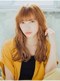 大人かわいい♪ヌーディーカラー☆ラフウェーブ