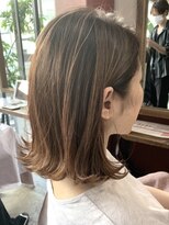 ルーファス 恵比寿 渋谷(Ruufus) ハイライト外ハネスタイル