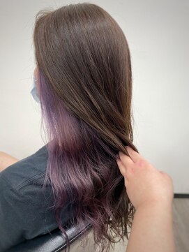 フレンズ 平岡店(friend's) 【札幌平岡　デザインカラー(インナーカラー)】　木村美菜子