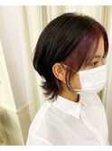 フェイスフレーミング×カシスカラー