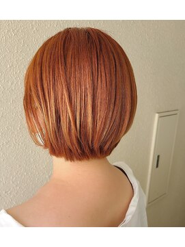 キーン 立川店(keen) 【keen×武田】丸みショート×オレンジ