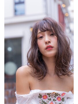 エイミー(Aimee) Aimee 町田　波巻きウェーブ×アイスココアブラウン