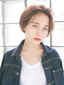 リリアン 表参道(relian) 楽チンショートボブ　かきあげヘア