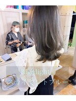 マリアバイアフロート(Maria by AFLOAT) シークレットハイライト×新色スカイブルートレンドhair