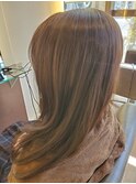 【カラー】ハイライト隠しアッシュピンク