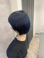 ルーブ トウキョウ(Loob. TOKYO)&nbsp;透明感ブルーブラック☆【ヘアカラー、ケアブリーチ】