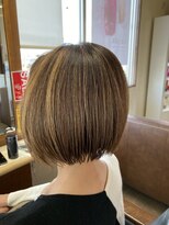 トップヘアー 中庄店(TOP HAIR fuapua) ツヤサラボブ