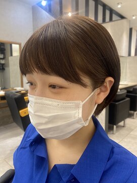 ジゼル 博多(GiseL) ワイドバング小顔ショート/ Gisel  @avlon0805 [博多駅前]