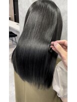 ローカス(Locus)&nbsp;髪質改善カラー/ダークグレー/ツヤ感暗髪