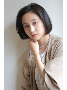 イオエ(ioe) 似合わせカット/メルティカラー/ウェーブミディアム/着物