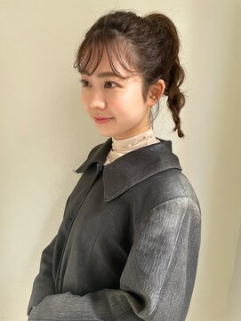 プフ 伏見(puf) ポニーテールアレンジ【伏見/丸の内/栄/髪質改善】